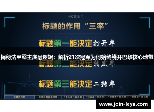 揭秘法甲霸主底层逻辑：解析21次冠军为何始终绕开巴黎核心地带